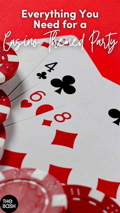 Everything You Need For a Casino Themed Party .